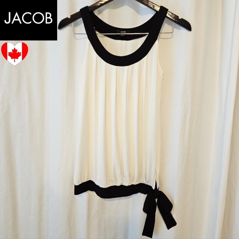🇨🇦 JACOB White & Black Tank Top